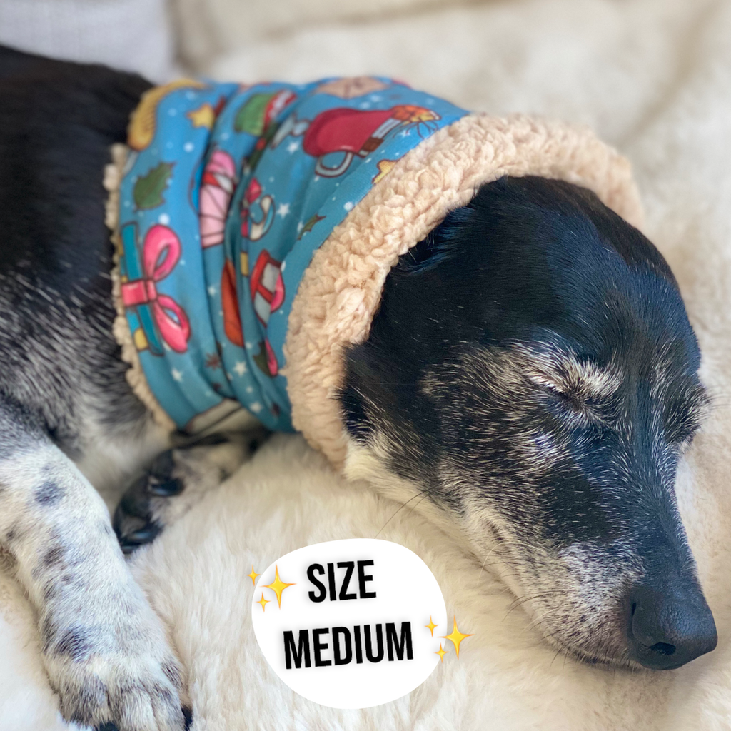 Arctic Wonderland Reversible Dog Snood