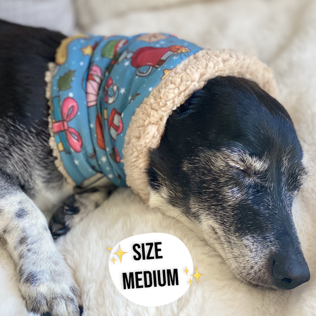 Arctic Wonderland Reversible Dog Snood