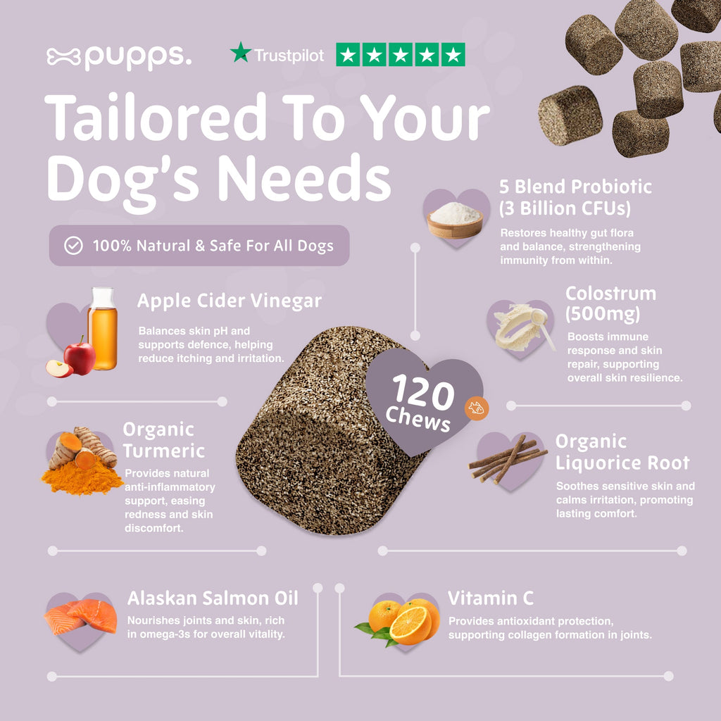 Pupps Itch Relief Treats for Dogs