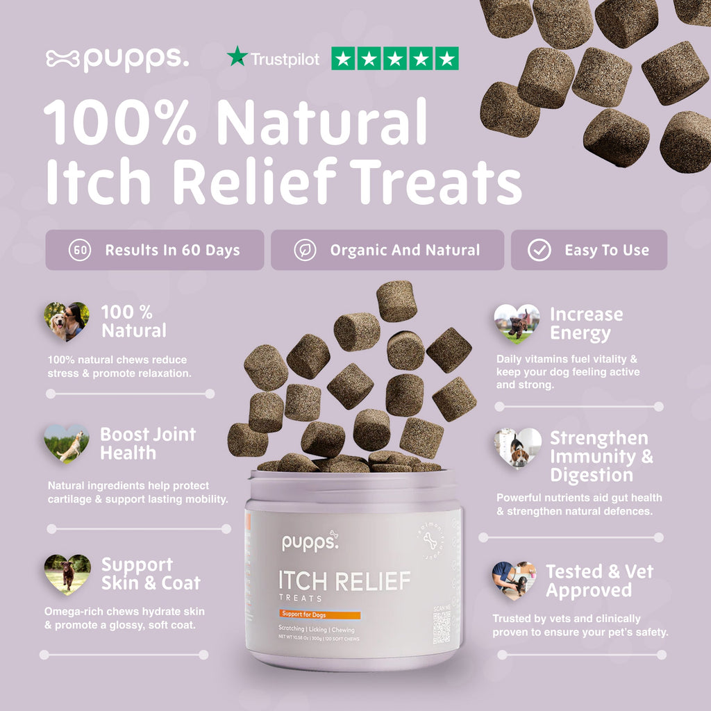 Pupps Itch Relief Treats for Dogs