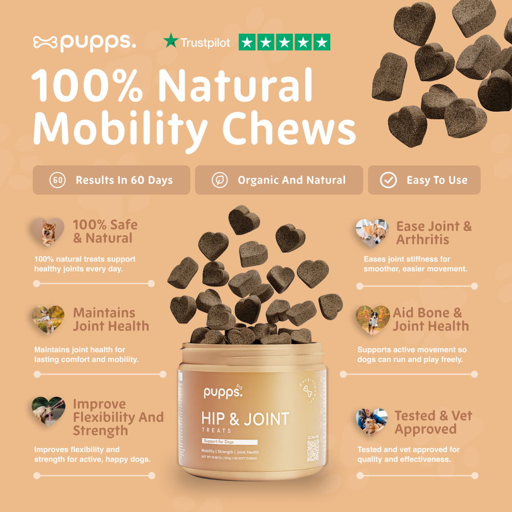 Pupps Hip & Joint Treats for Dogs