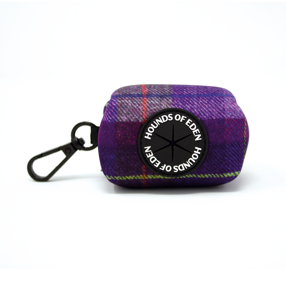 Molly Purple Tweed-Effect Dog Poop Bag & Treat Holder