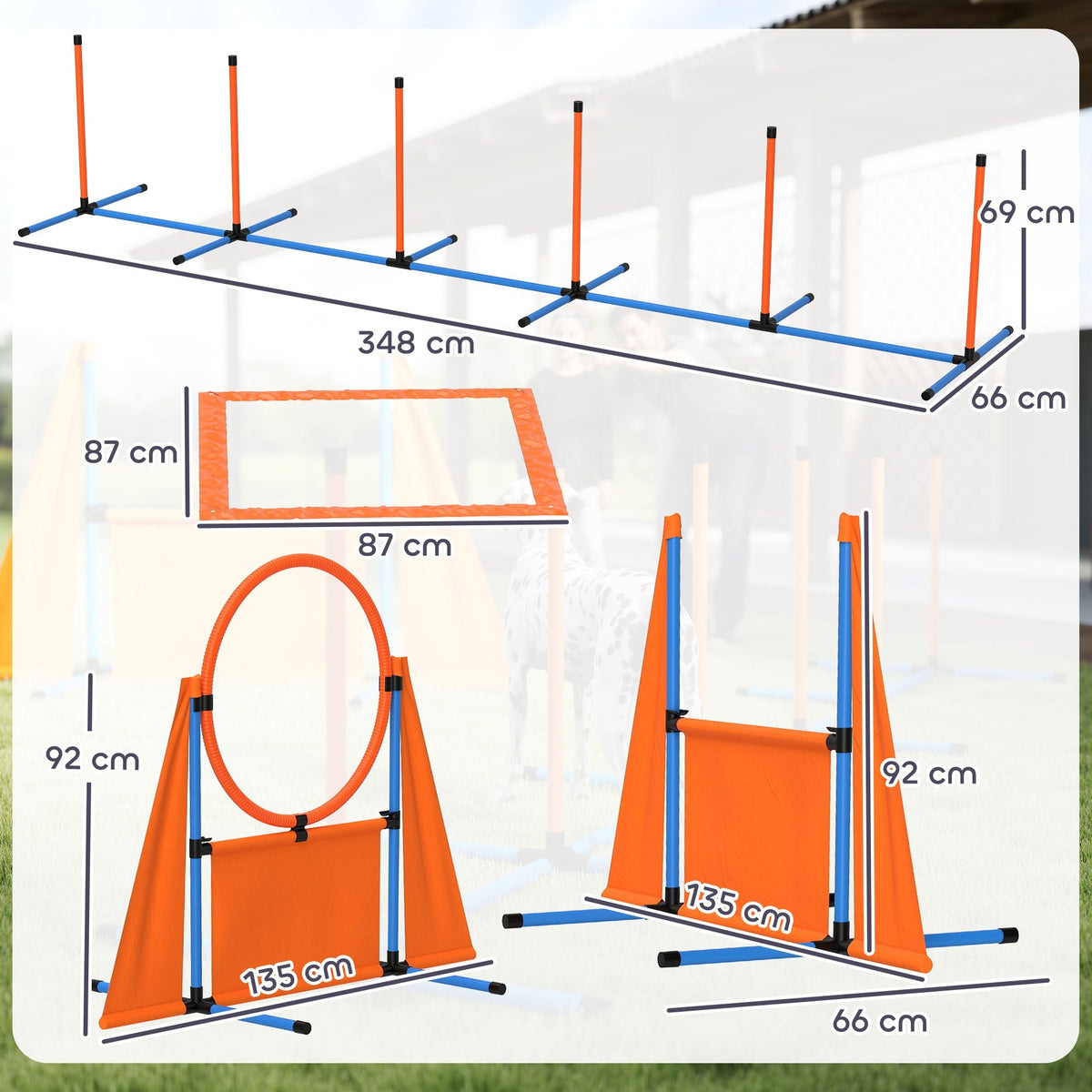 PawHut 6-Piece Dog Agility Training Set 🐾