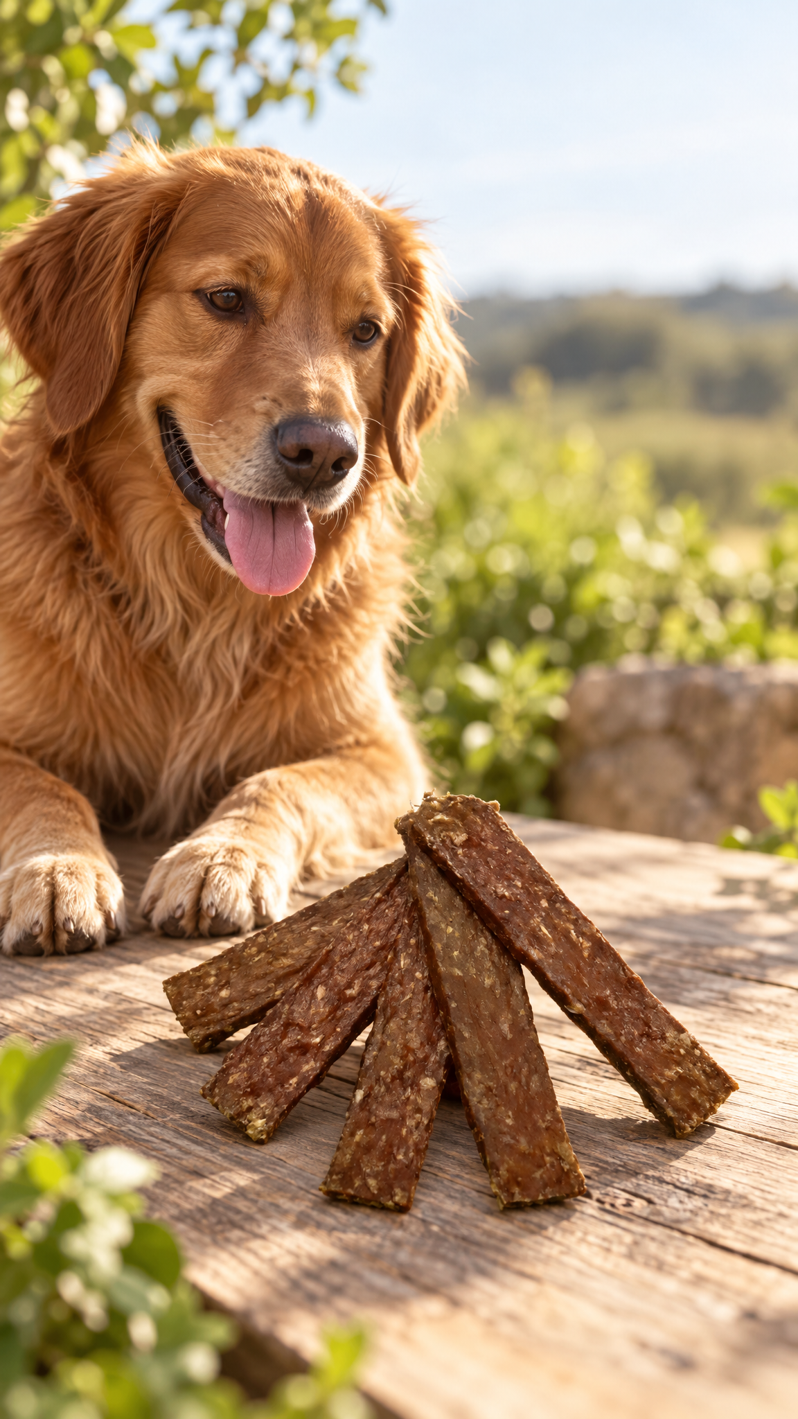 The Pets Larder 100% Rabbit Strips for Dogs