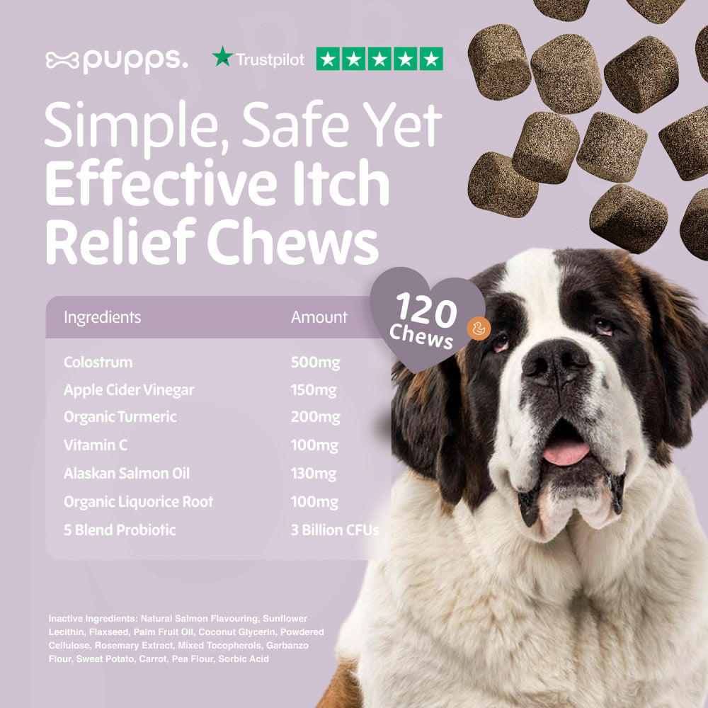 Pupps Itch Relief Treats for Dogs