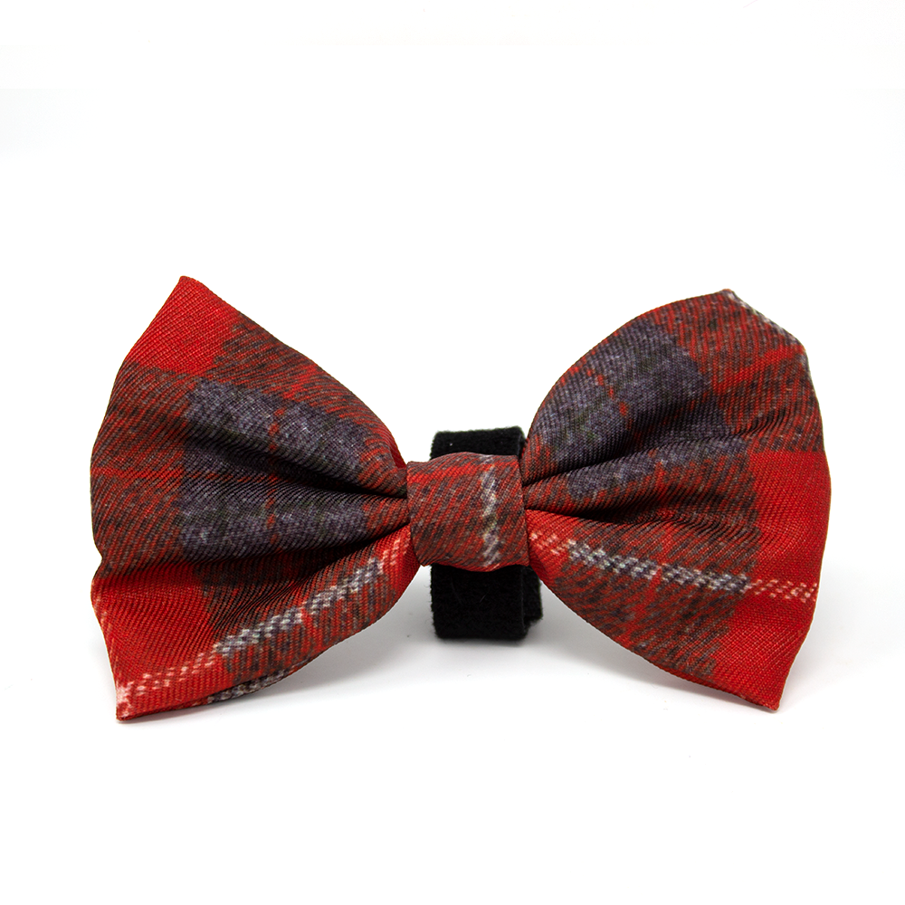 Sammi Tweed-Effect Dog Bow Tie