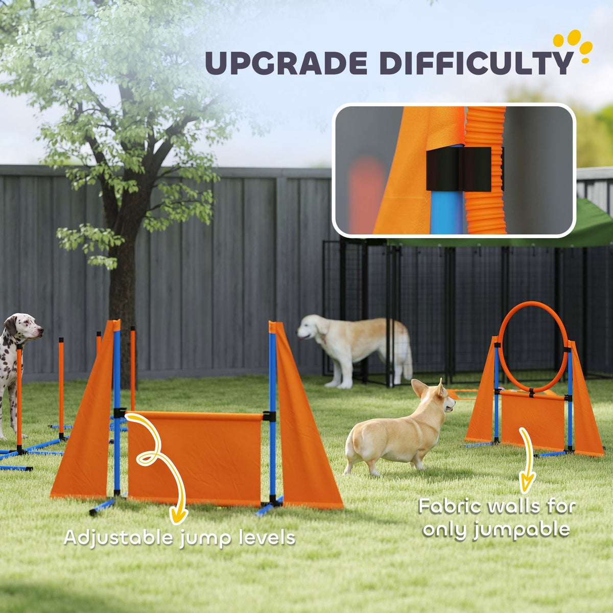 PawHut 6-Piece Dog Agility Training Set 🐾