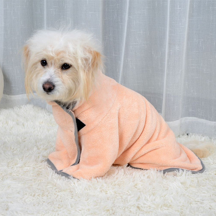 Quick-Dry Dog Towel Robe 🐾