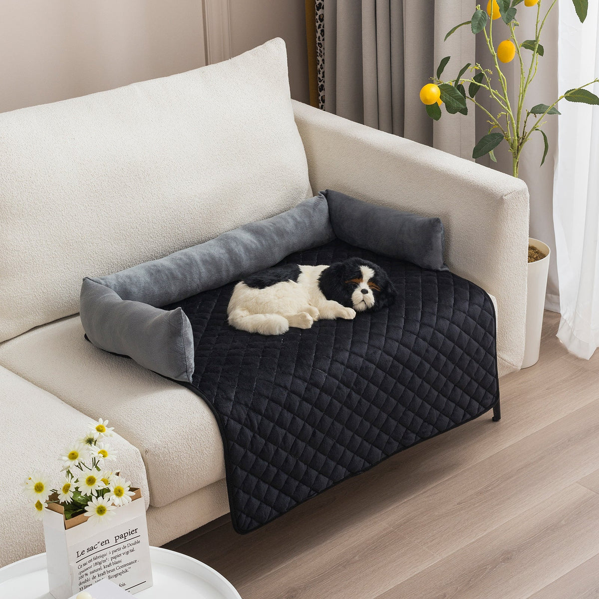 Plush Dog Sofa Bed & Furniture Protector 🐾
