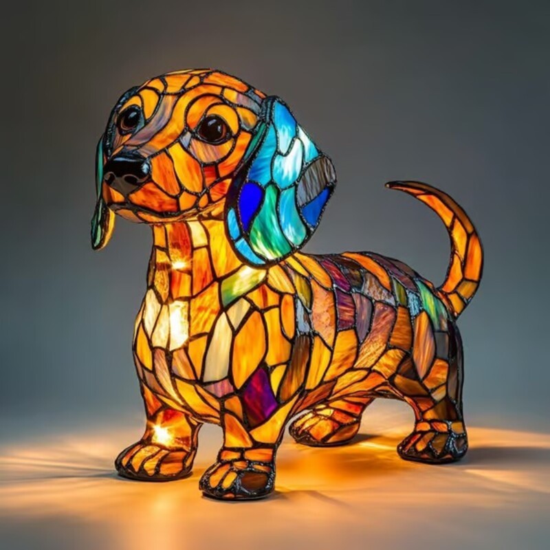 Illuminated Dog Breed Lamp – 26 Designs