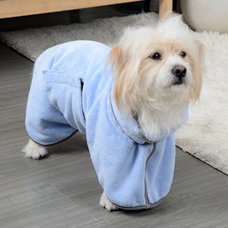 Quick-Dry Dog Towel Robe 🐾