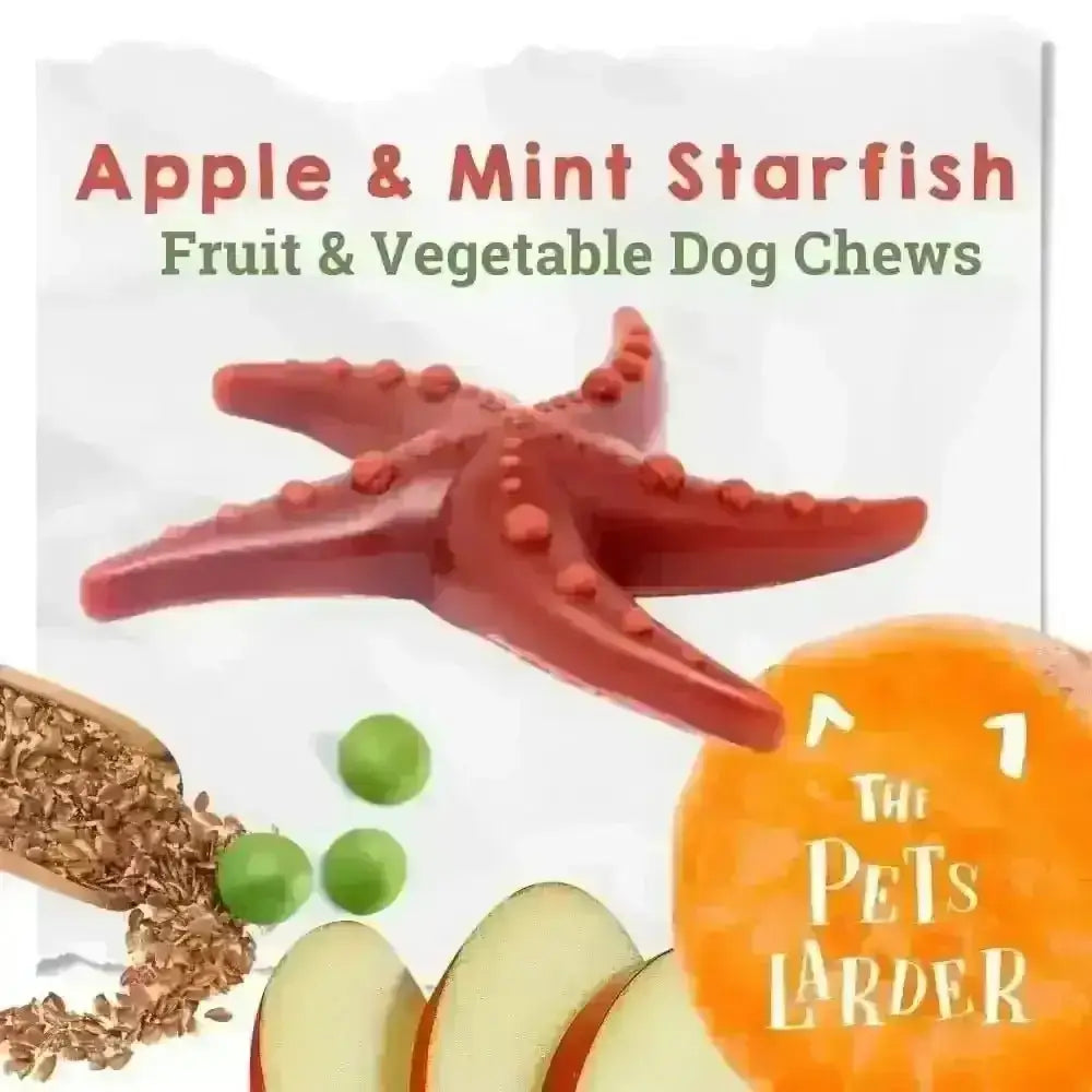 Apple & Mint Starfish Vegetable Dog Chew