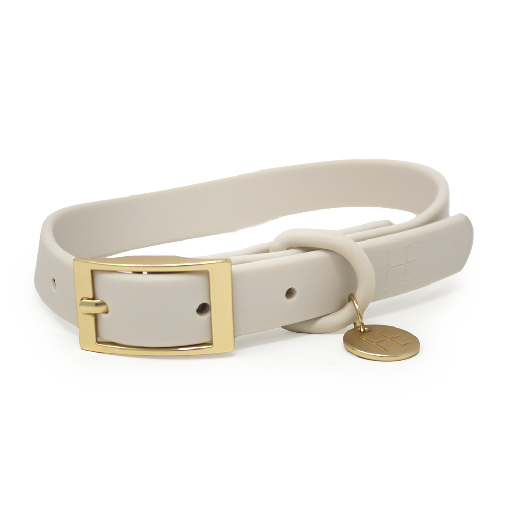 Oatmeal Latte 'All Weather' Dog Collar