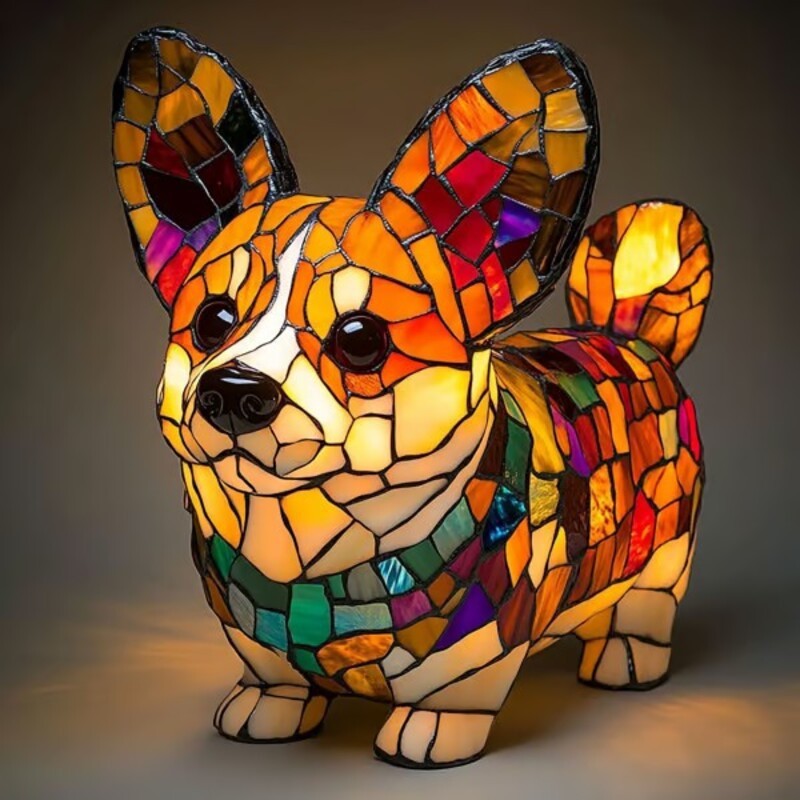Illuminated Dog Breed Lamp – 26 Designs