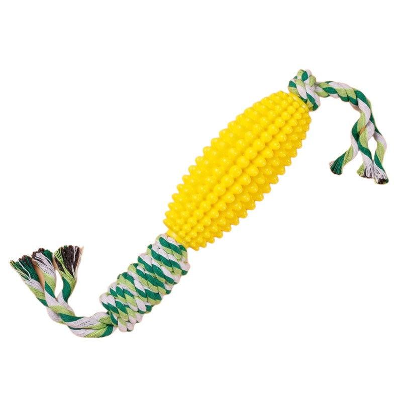 Corn Knot Dog Toy 🌽🐾