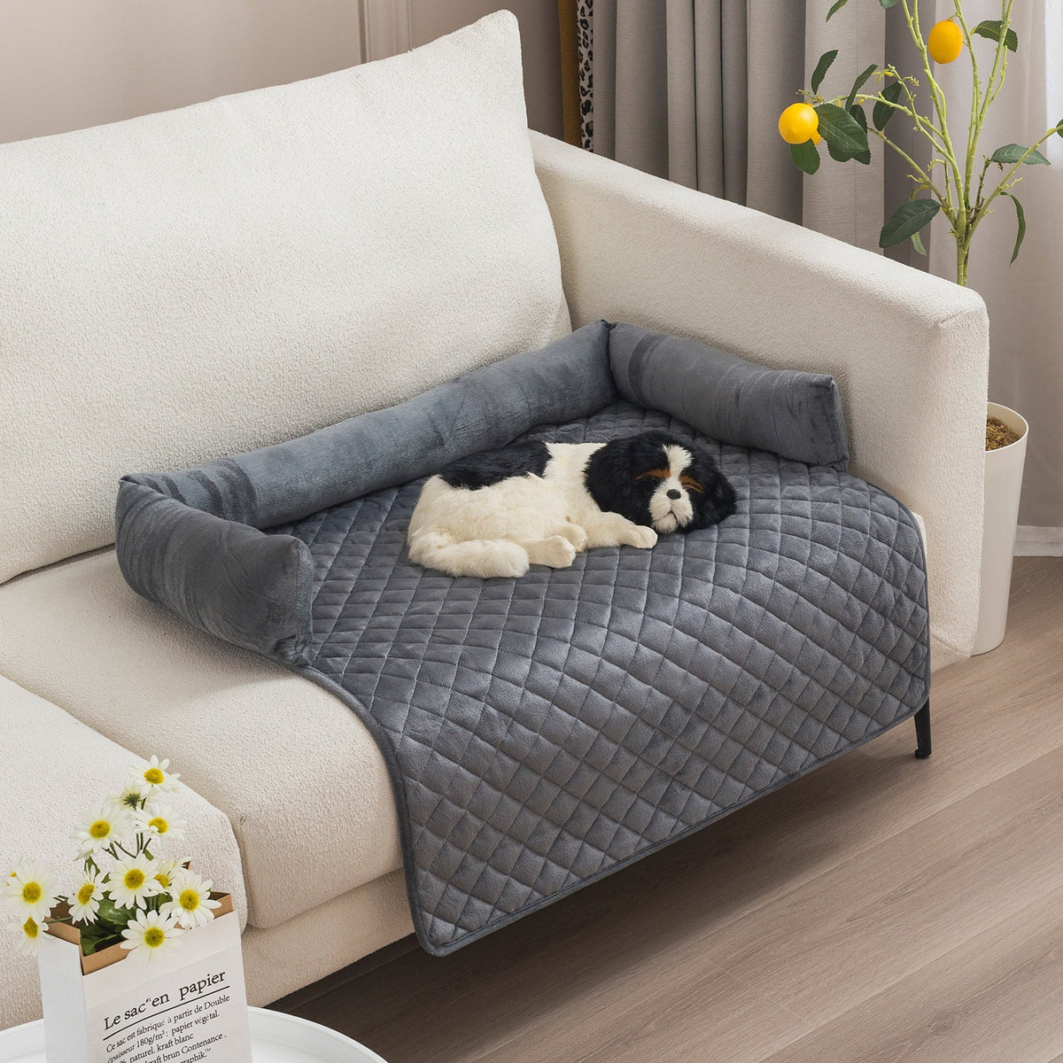Plush Dog Sofa Bed & Furniture Protector 🐾