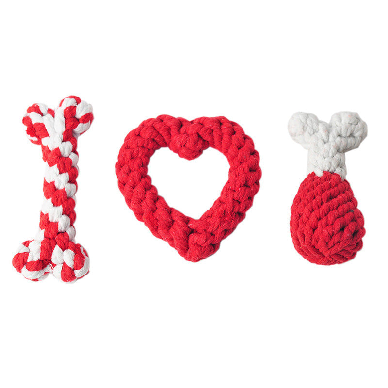 Cotton Rope Chew Toys for Small Dogs & Puppies