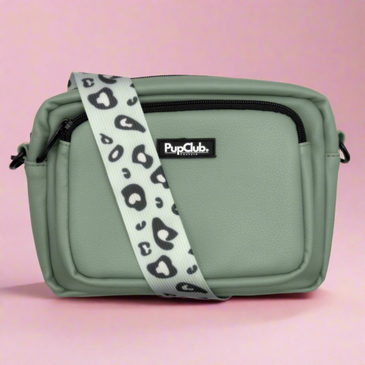 Crossbody Dog Walking Bag – Sage Green