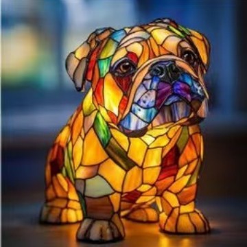 Illuminated Dog Breed Lamp – 26 Designs