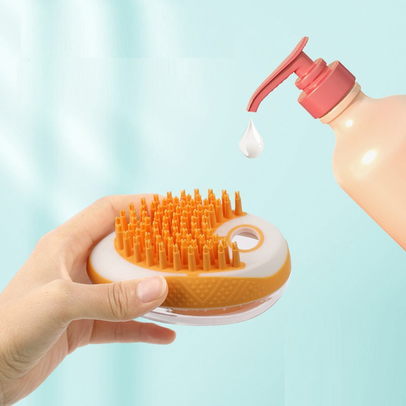 2-in-1 Silicone Dog Bath & Grooming Brush 🐾