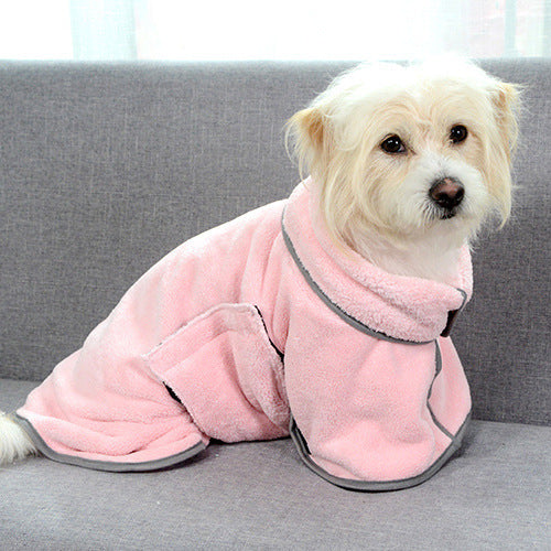 Quick-Dry Dog Towel Robe 🐾