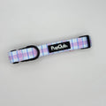 Pink Tartan Dog Collar