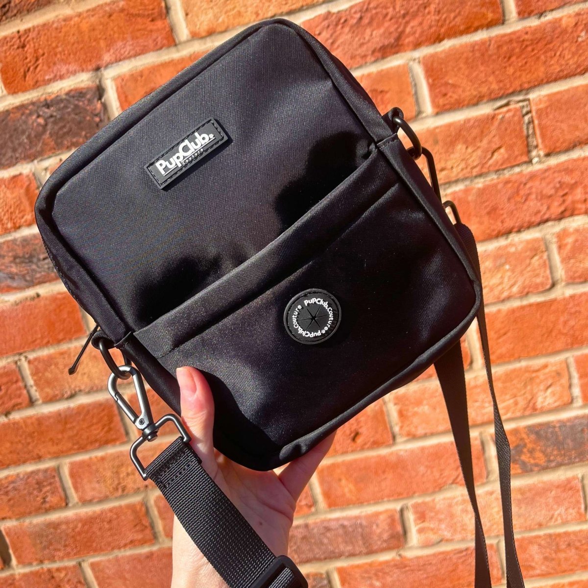 Mini Dog Walking Bag – Black