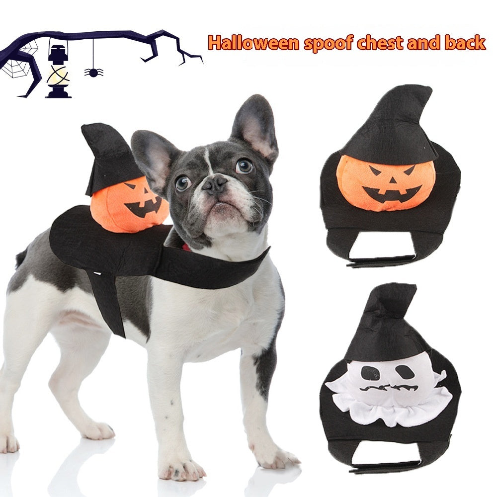 Ghost & Pumpkin Ghost Halloween Dog Costume