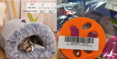 Cosy Plush Dog Nest Bed
