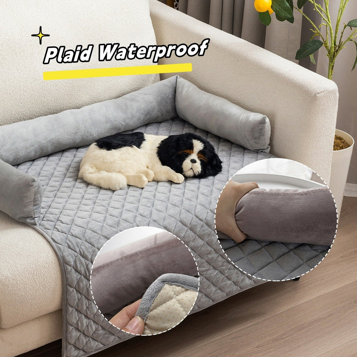 Plush Dog Sofa Bed & Furniture Protector 🐾