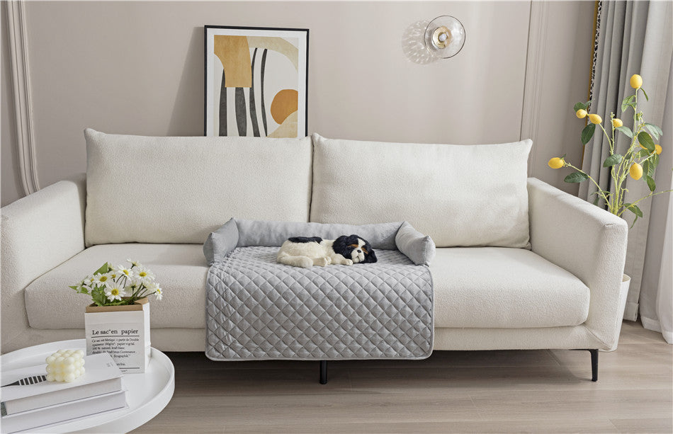 Plush Dog Sofa Bed & Furniture Protector 🐾