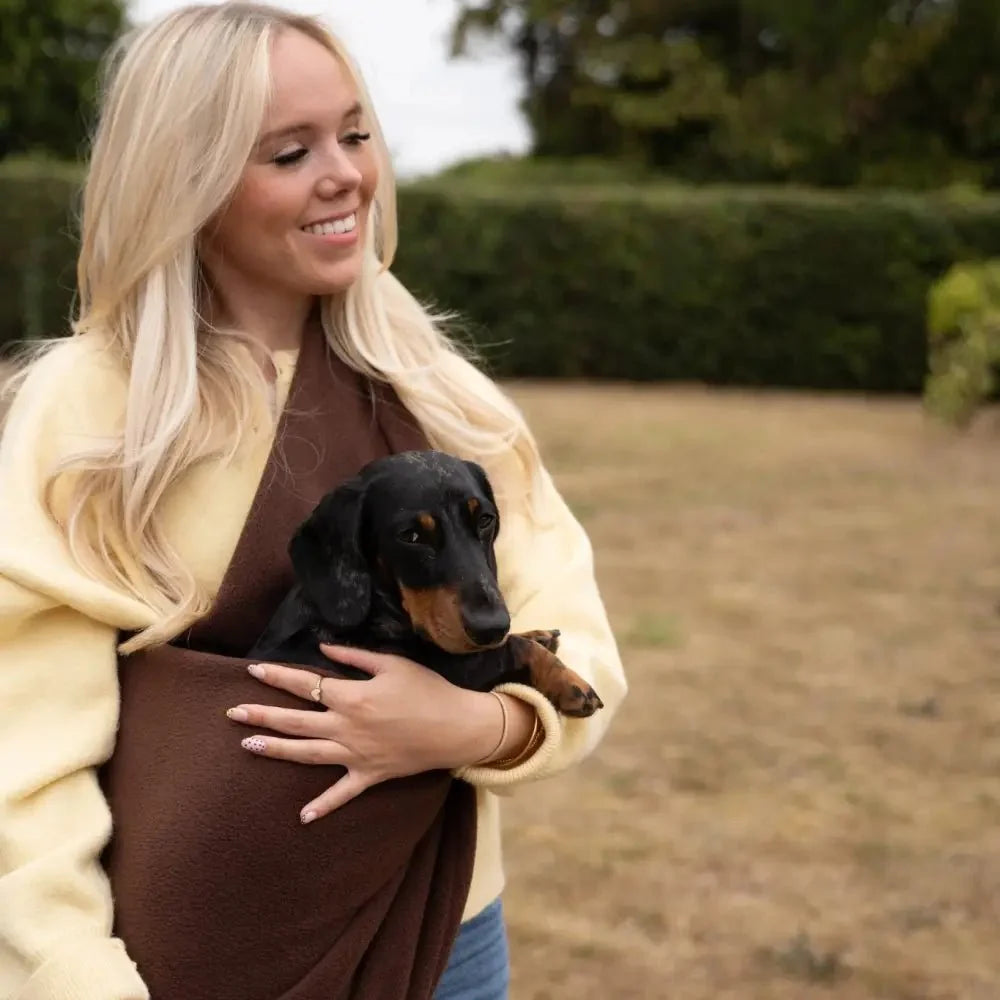 Hugo & Ted Polar Fleece Dog Sling – Standard, Petite & Long Strap