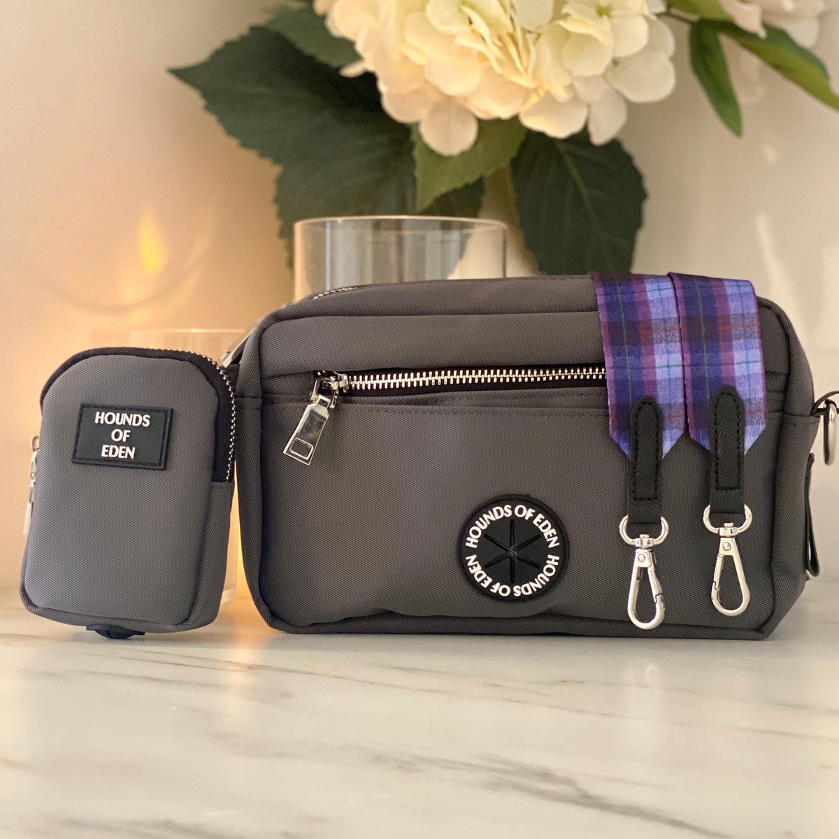 Grey Dog Walking Bag | Bag Only