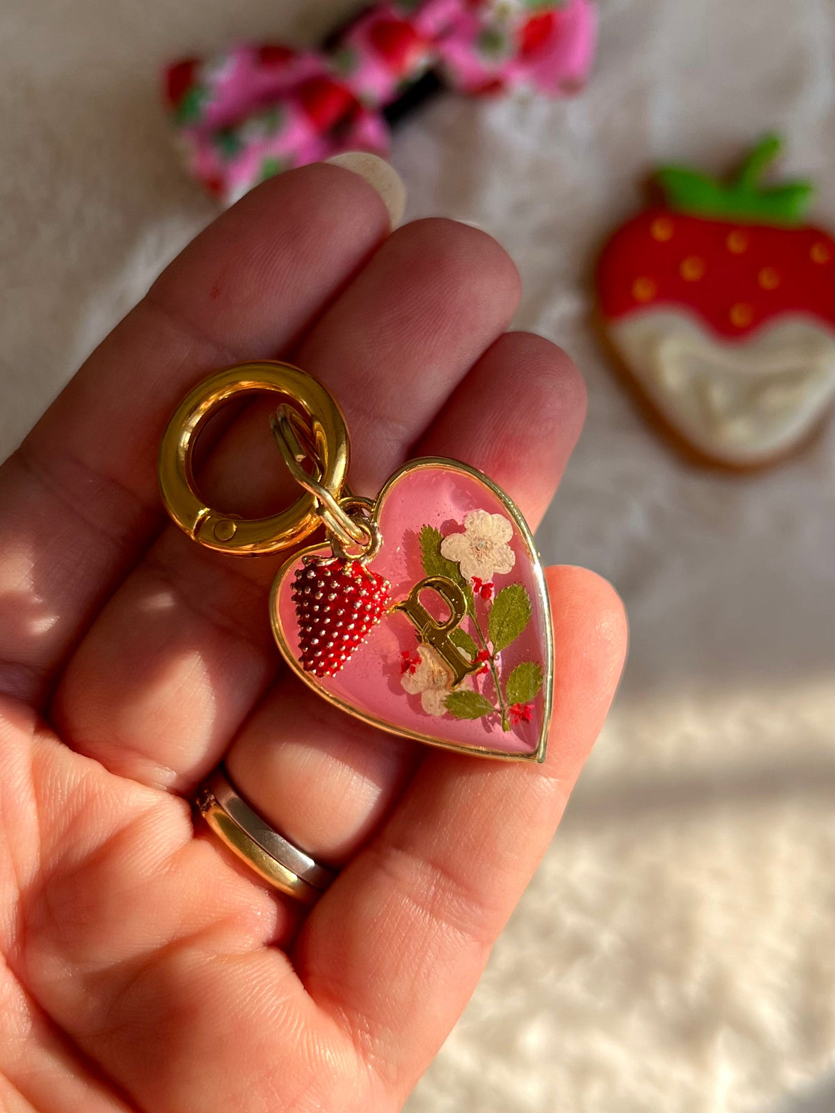 Strawberry Patch Design Dog Harness