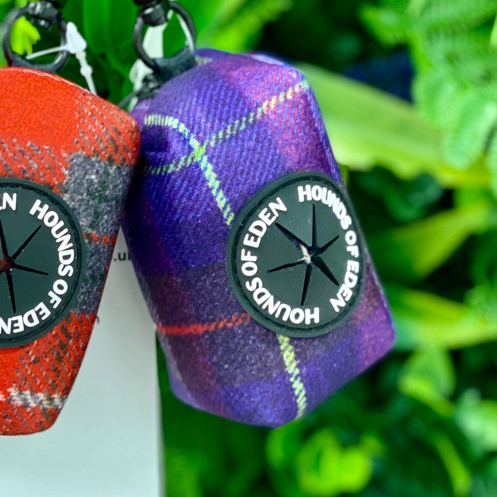 Molly Purple Tweed-Effect Dog Poop Bag & Treat Holder