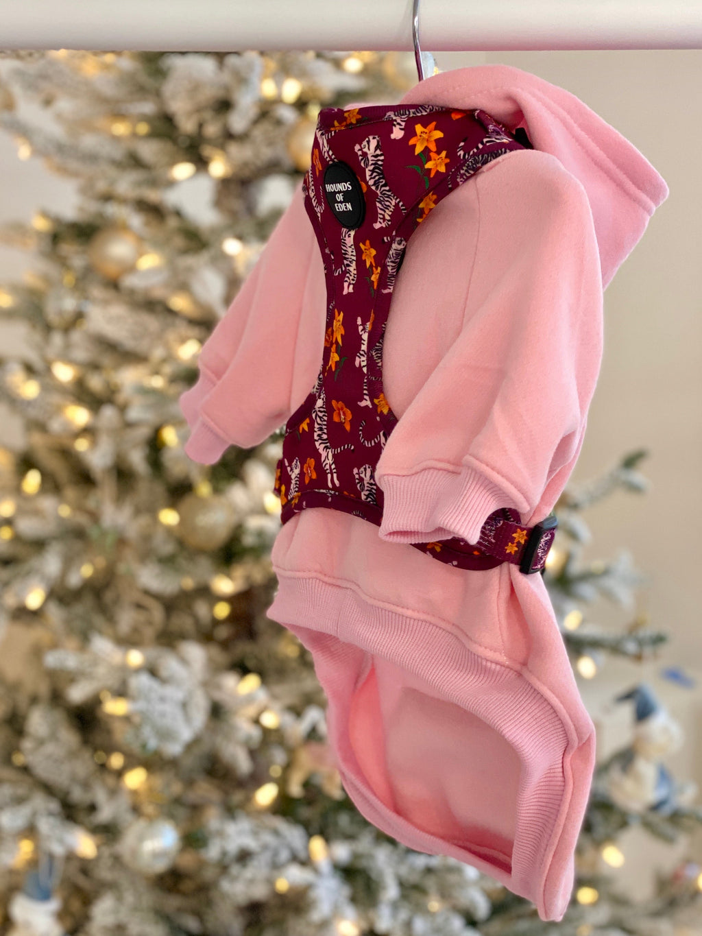 Light Pink Dog Hoodie