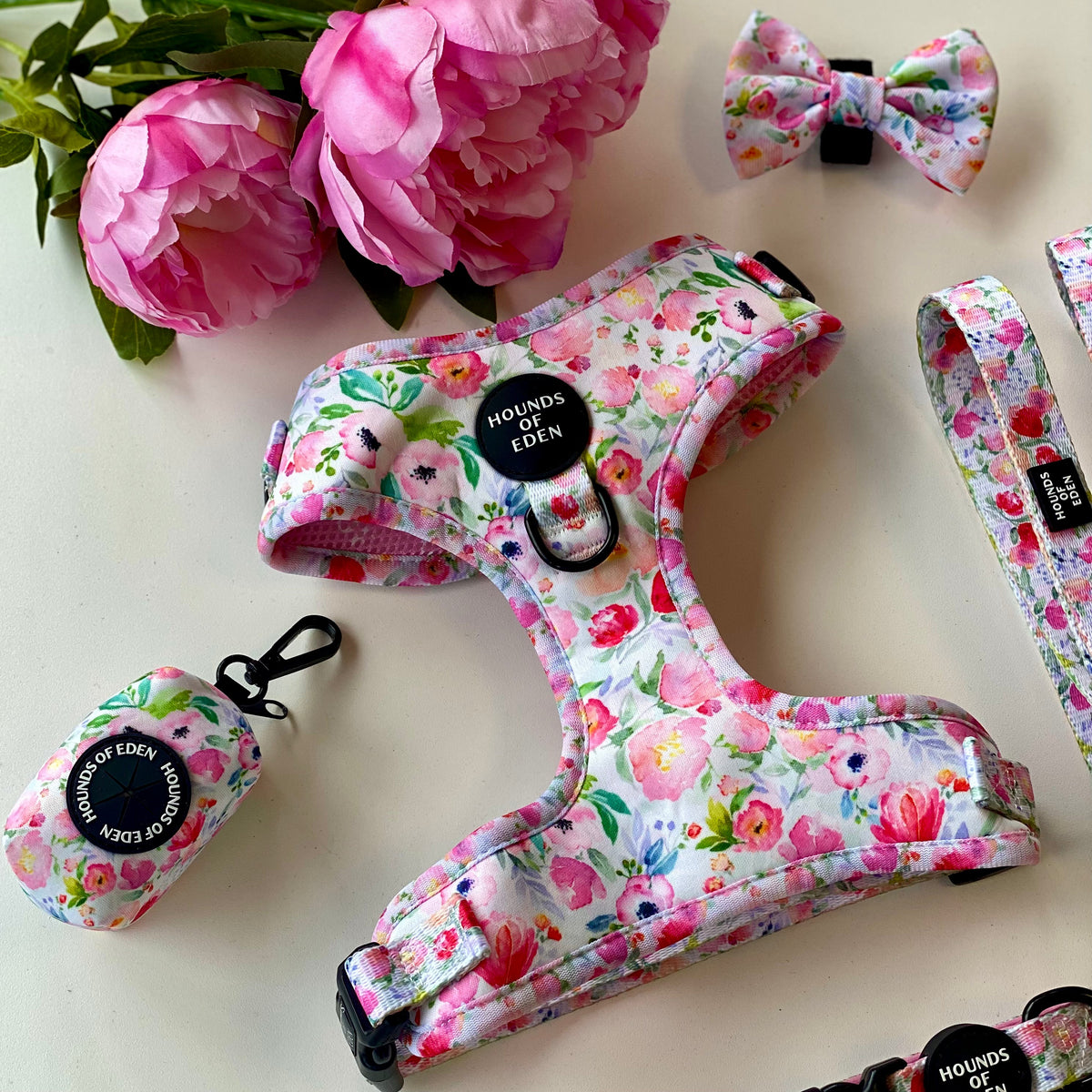 Ziggy's Secret Garden Design Dog Collar