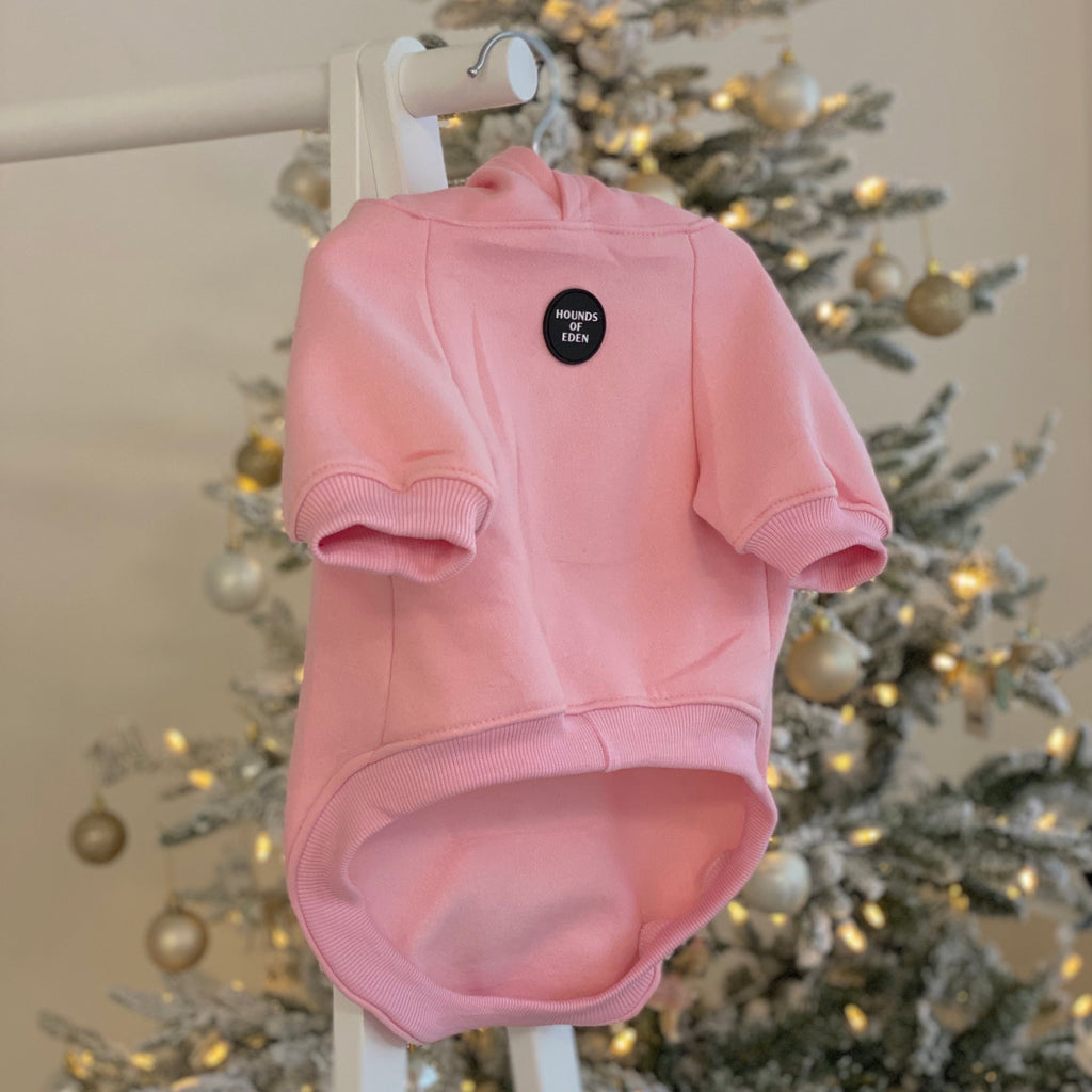 Light Pink Dog Hoodie