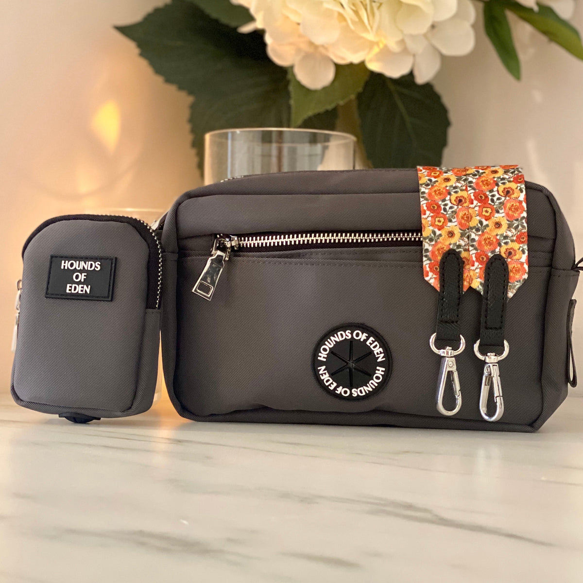 Grey Dog Walking Bag | Bag Only