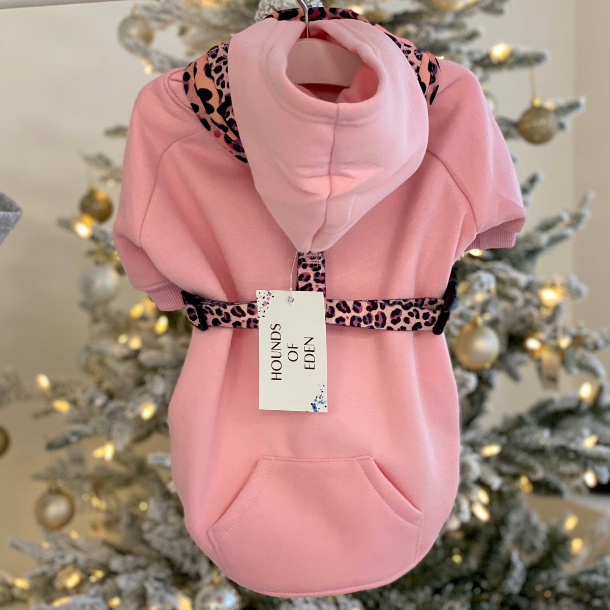 Light Pink Dog Hoodie