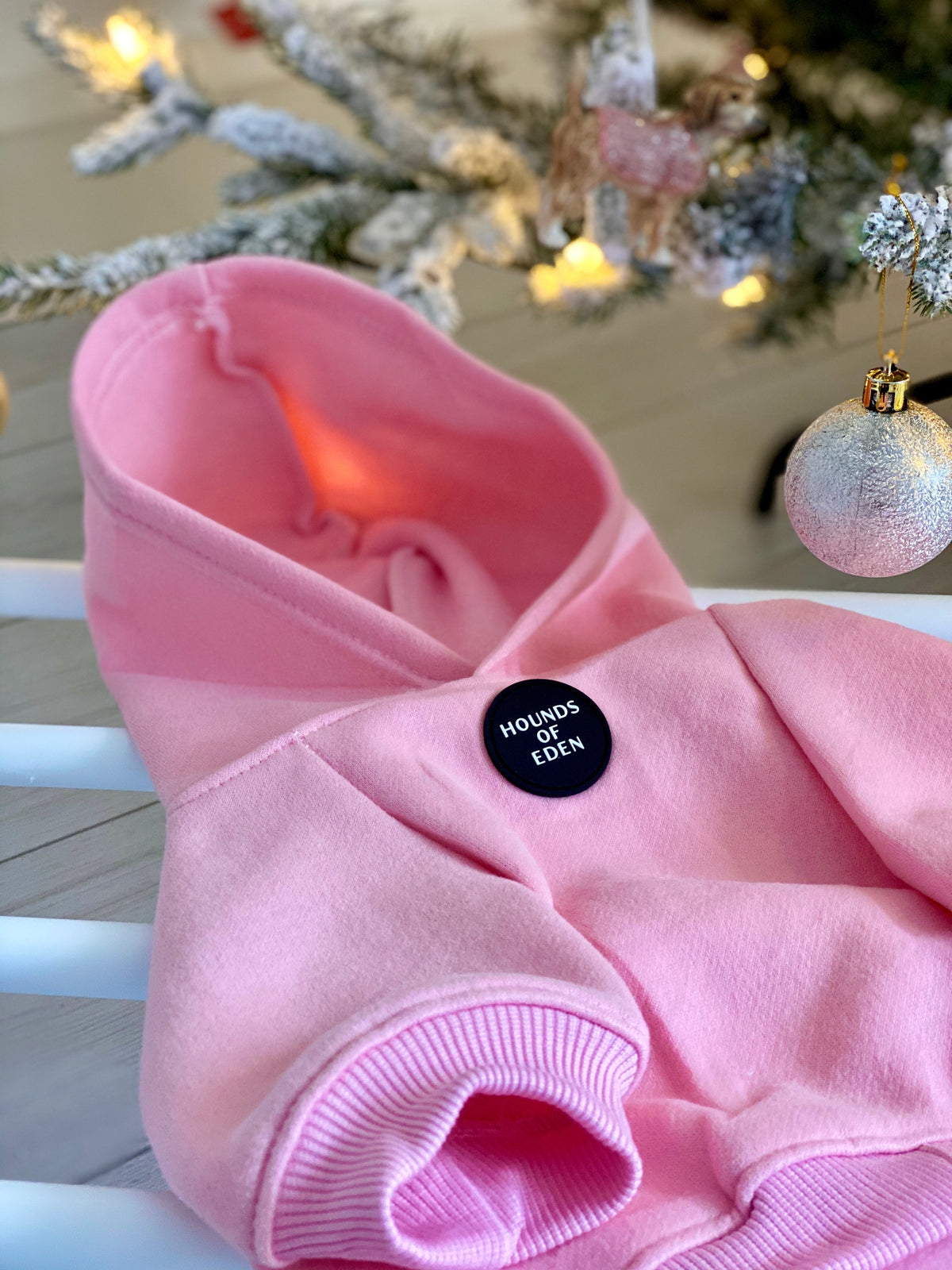 Light Pink Dog Hoodie