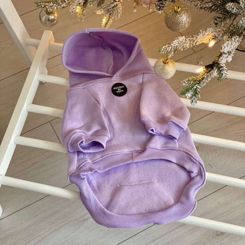 Lilac Dog Hoodie