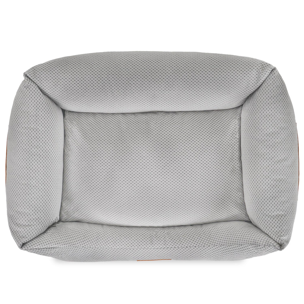 The Highclere Memory Foam Bolster Dog Bed