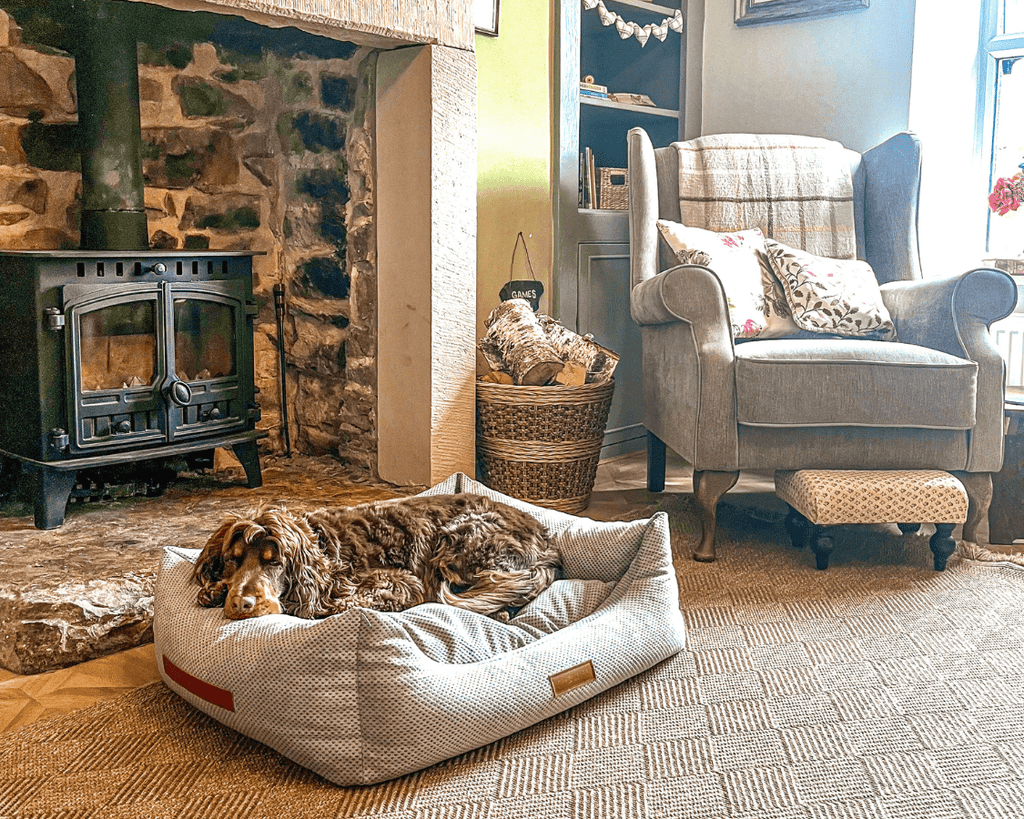 The Highclere Memory Foam Bolster Dog Bed