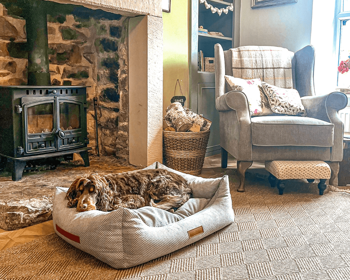 The Highclere Memory Foam Bolster Dog Bed