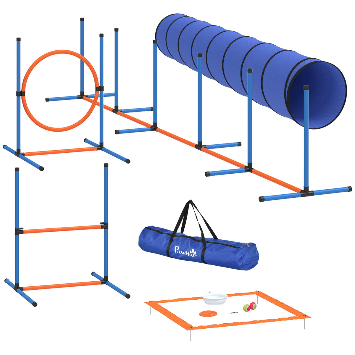 PawHut 8-Piece Dog Agility Training Set 🐾