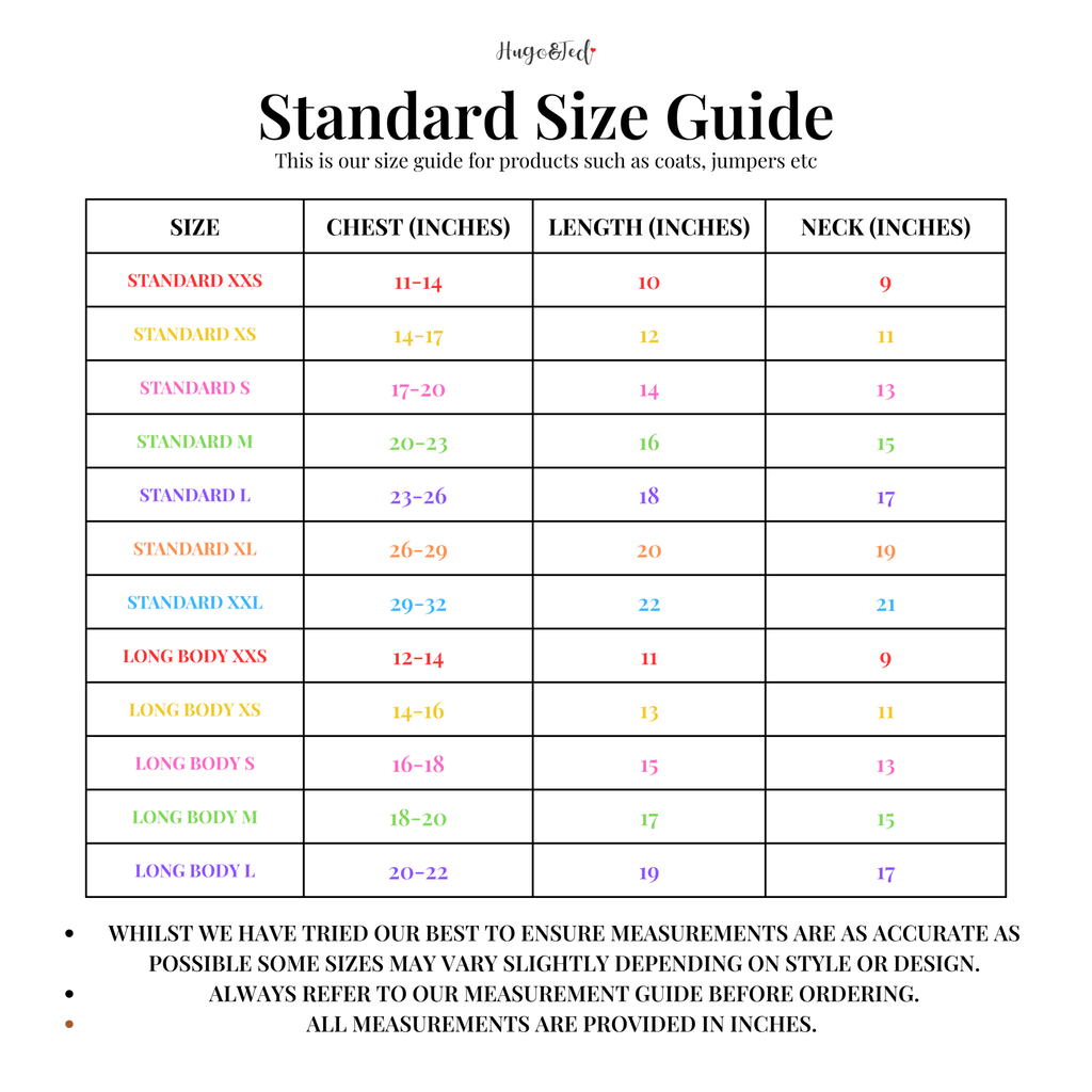 Hugo & Ted Waterproof Rainfleece Dog Coat – Fleece Lined