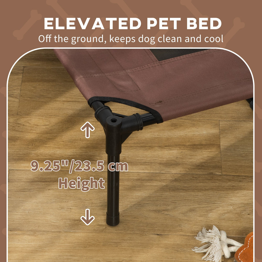 PawHut Raised Dog Bed with Canopy – XL