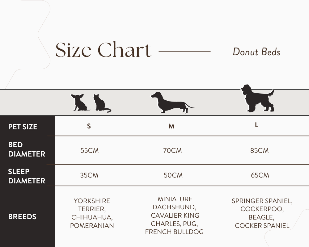 The Balmoral Herringbone Donut Dog Bed